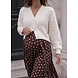 CROPPED BOUCLE CARDIGAN BEIGE CROPPED BOUCLE CARDIGAN BEIGE