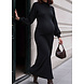 KYRA MAXI KNIT DRESS BLACK KYRA MAXI KNIT DRESS BLACK