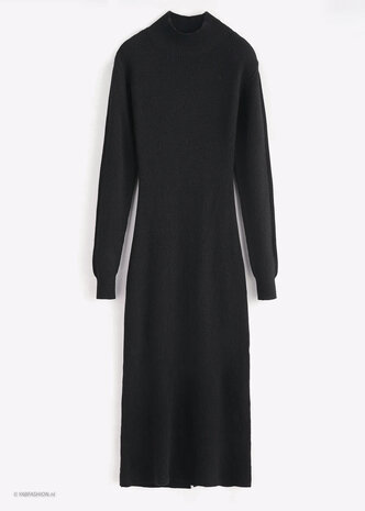 KYRA MAXI KNIT DRESS BLACK KYRA MAXI KNIT DRESS BLACK
