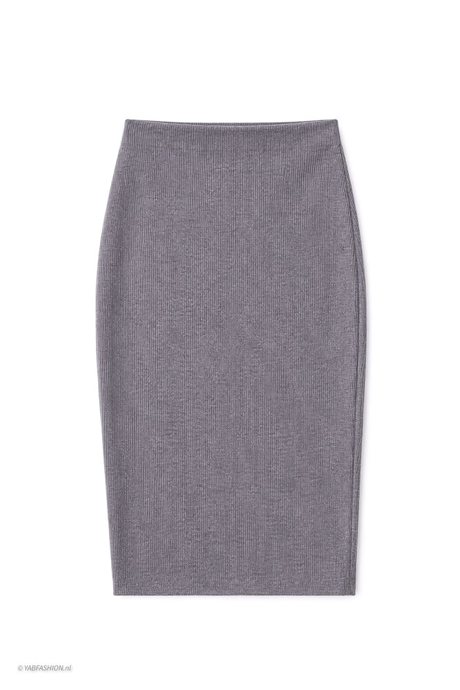 ELINE STRETCH SKIRT DARK GREY ELINE STRETCH SKIRT DARK GREY