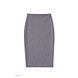 ELINE STRETCH SKIRT DARK GREY ELINE STRETCH SKIRT DARK GREY