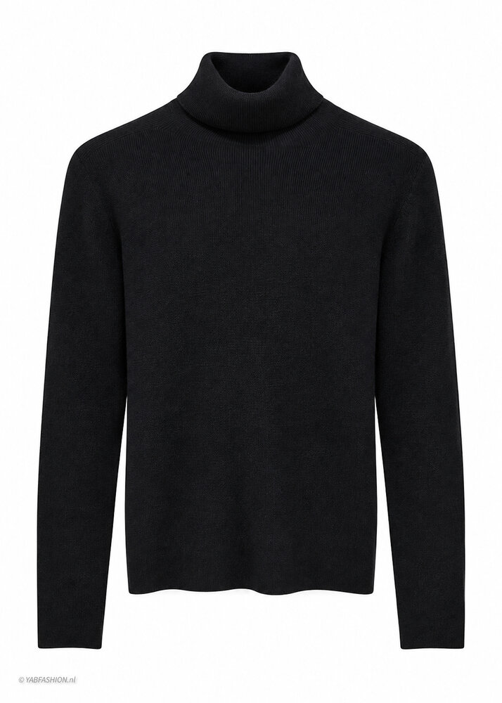 NOLA COL TOP BLACK