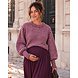 NICOLE KNIT PINK BORDEAUX