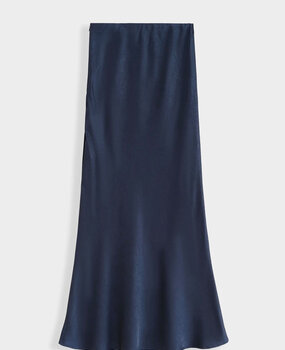 luxe satin skirt ♡ dark blue luxe satin skirt ♡ dark blue