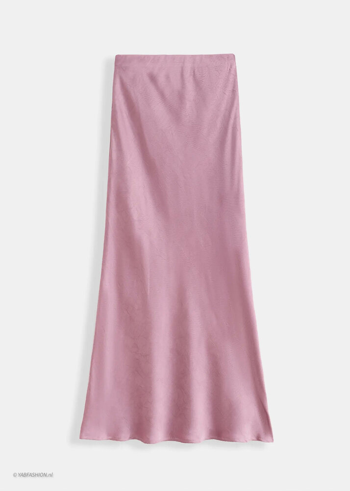LUXE SATIN SKIRT DARK PINK LUXE SATIN SKIRT DARK PINK