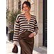 FELINE CARDIGAN TAUPE BROWN FELINE CARDIGAN TAUPE BROWN