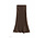 LUXE SATIN SKIRT DARK BROWN