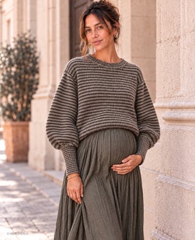 nicole knit ♡ khaki & brown nicole knit ♡ khaki & brown