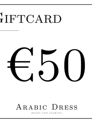 GIFTCARD € 50