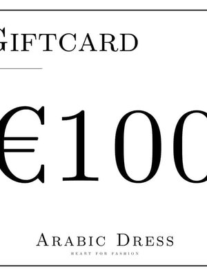 CARTE CADEAU DE 100 EUROS