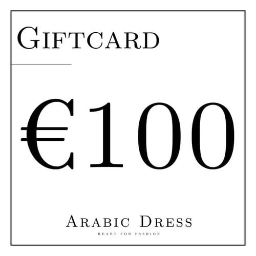 CARTE CADEAU DE 100 EUROS