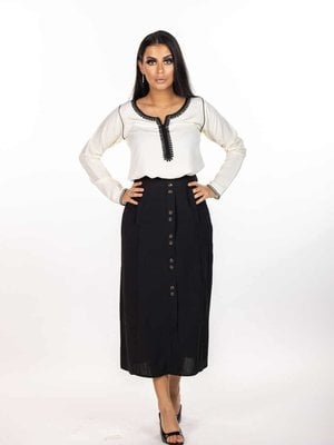 SKIRT WITH BUTTONS