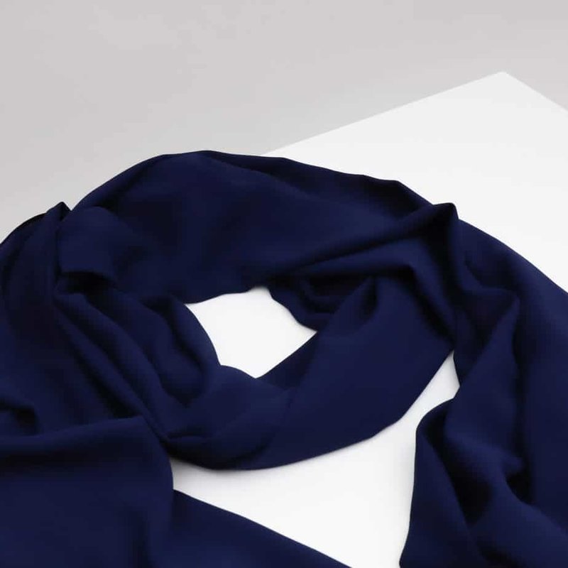 HIJAB CHIFFON DARK BLUE - Donkerblauw
