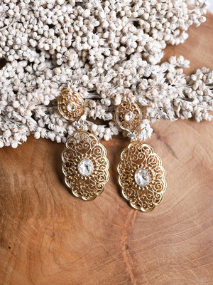 BOUCLES D'OREILLES ROSES