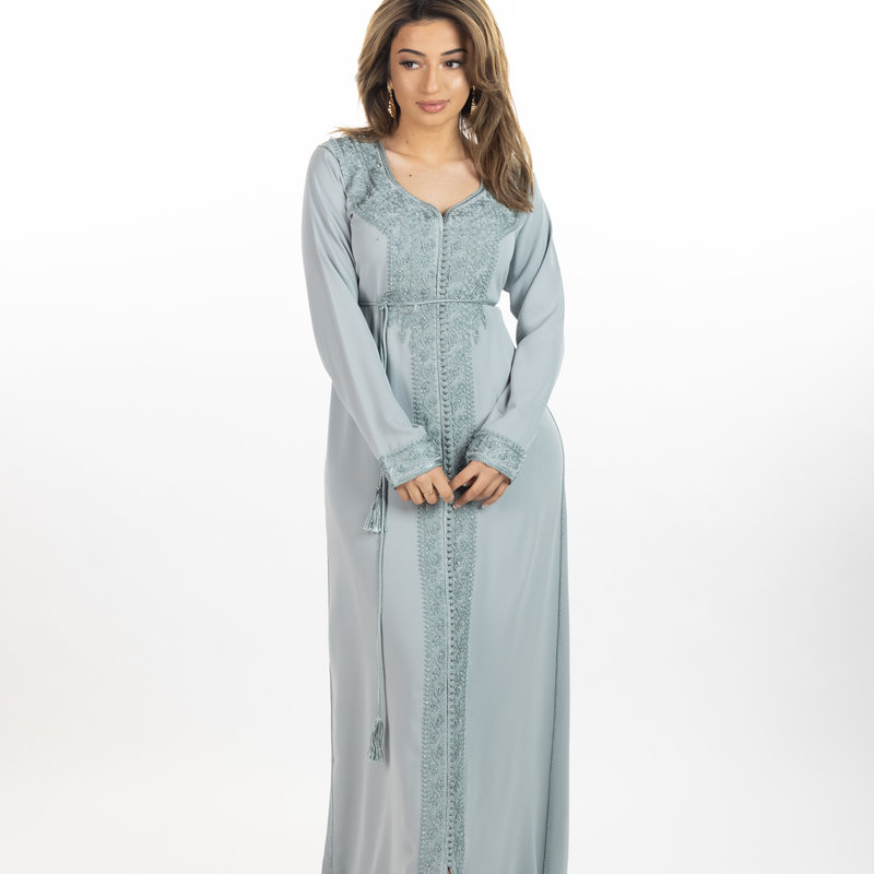 Caftan Omana Mint Groen