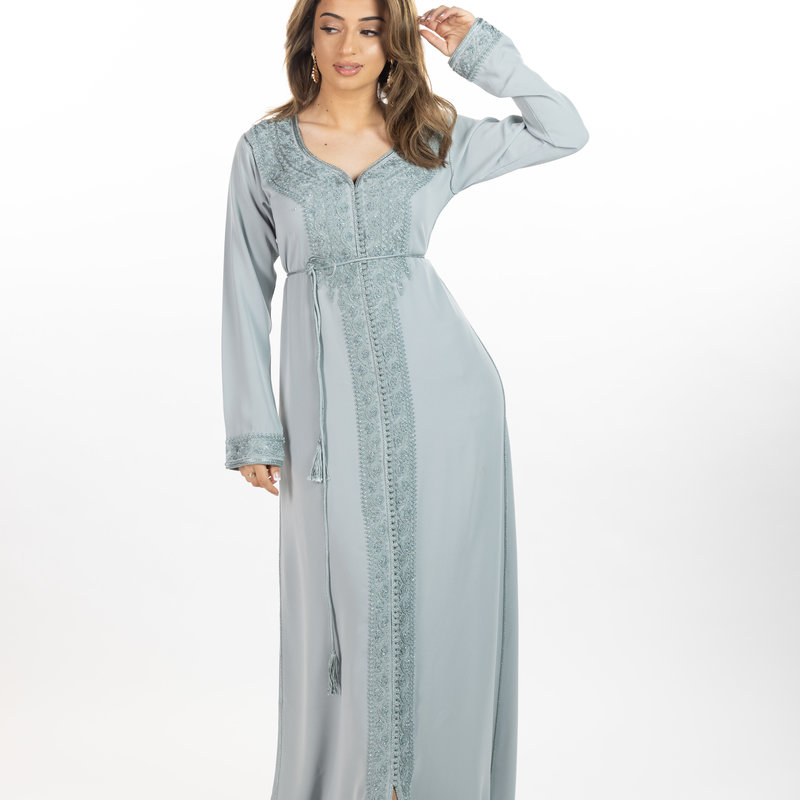 Caftan Omana Mint Groen