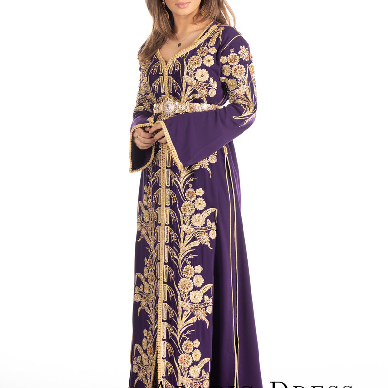 Caftan Delia Purple