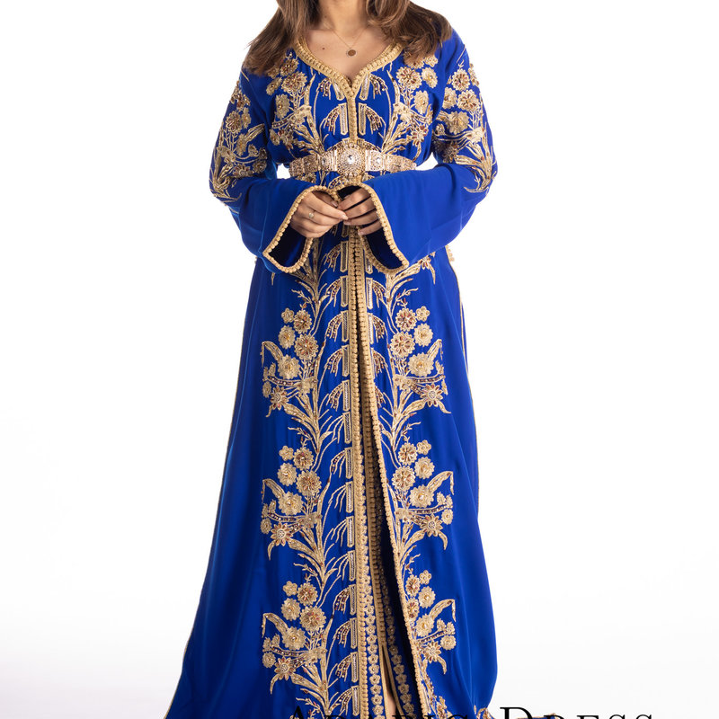 Caftan Delia Royal Blue