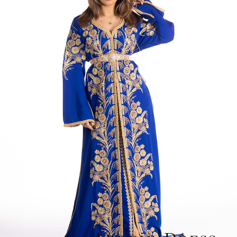 Caftan Delia Royal Blue