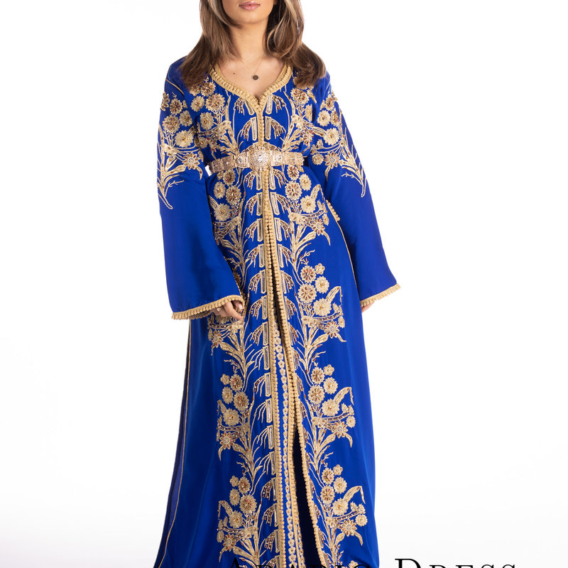 Caftan Delia Royal Blue
