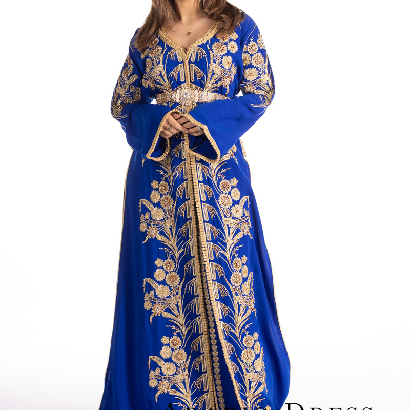 Caftan Delia Royal Blue