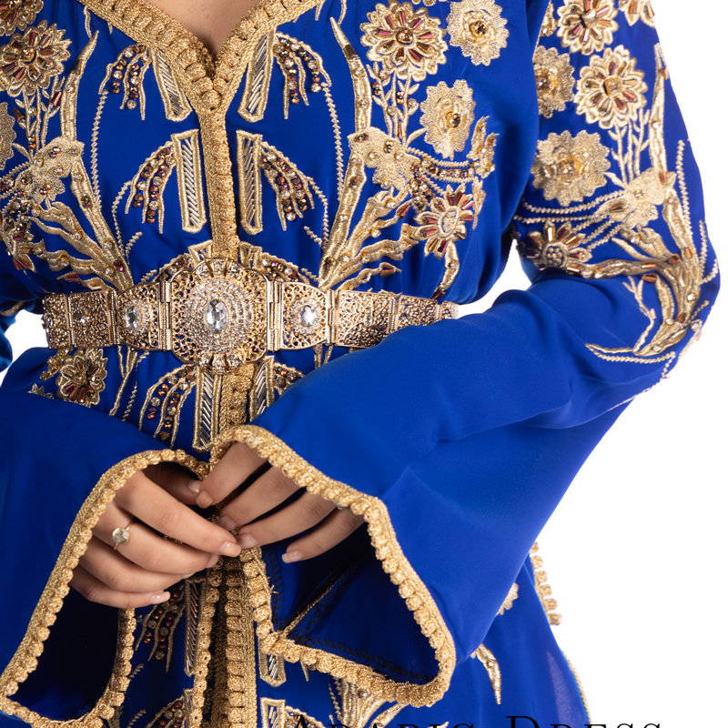 Caftan Delia Royal Blue