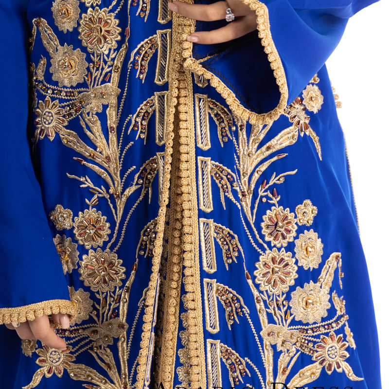 Caftan Delia Royal Blue