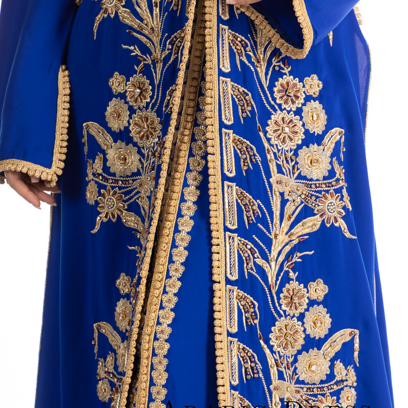 Caftan Delia Royal Blue