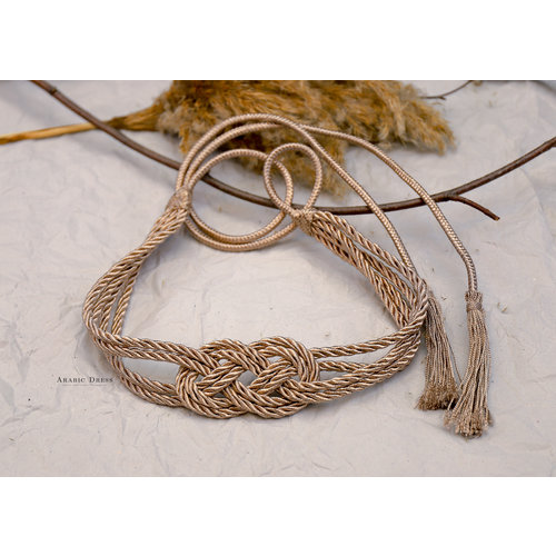 Light Bronze Rope Belt Ami