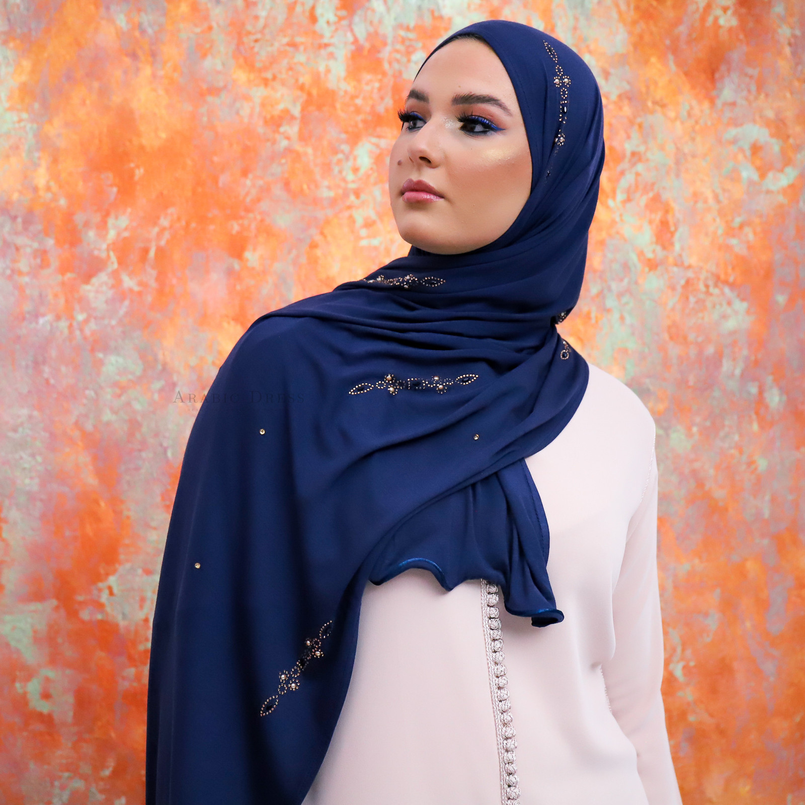 Hijab Ami Dark Blue