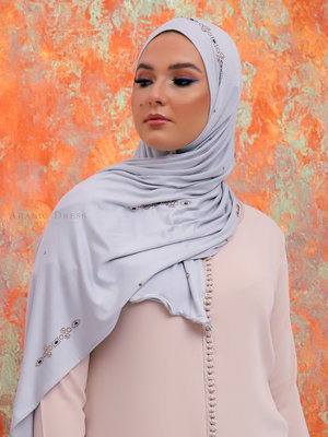 Hijab Ami Light Grey