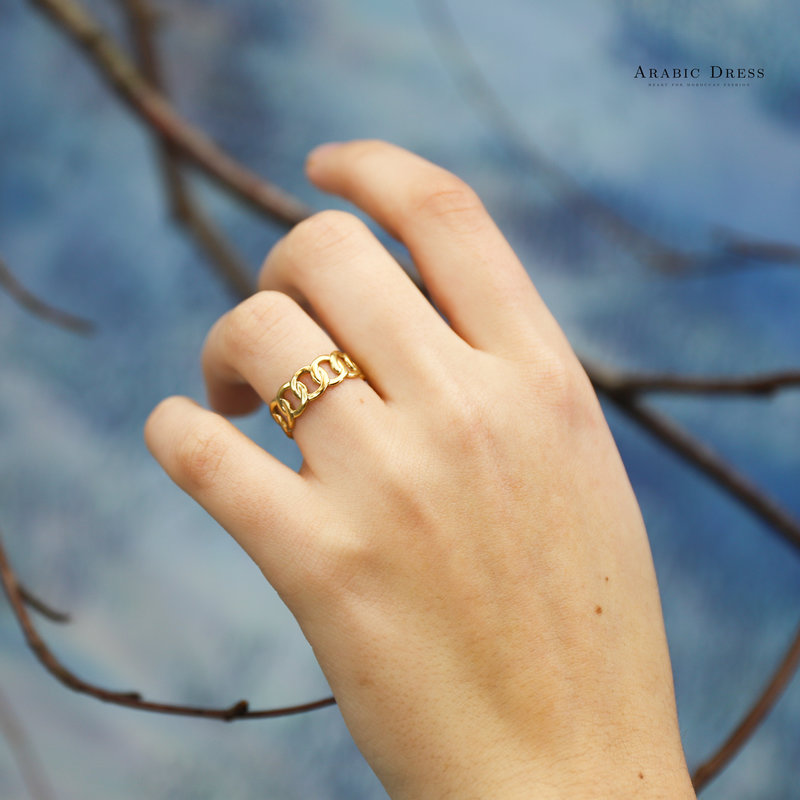 Herringbone Ring