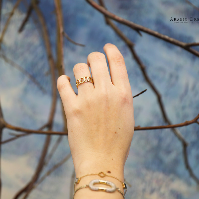 Herringbone Ring