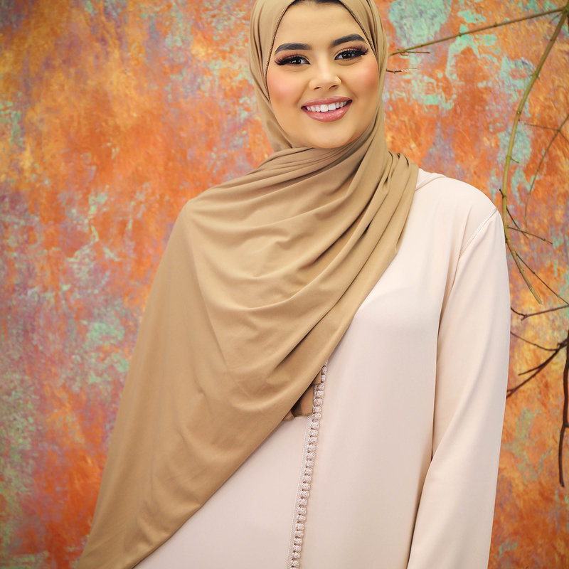PREMIUM JERSEY HIJAB - TAWNY