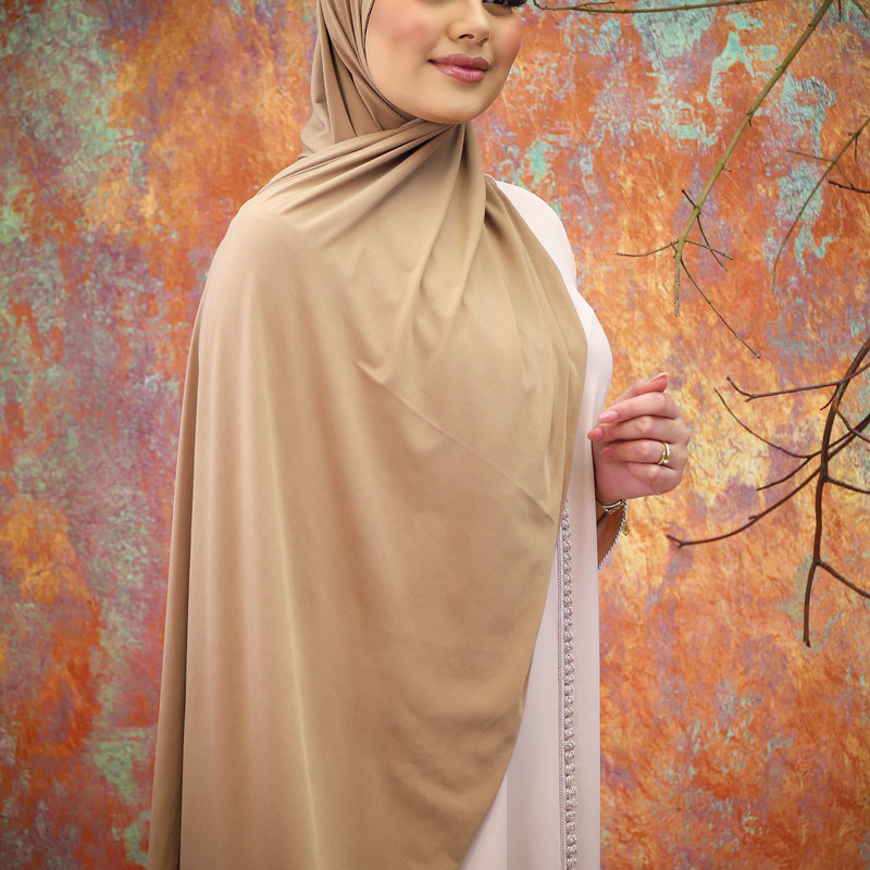 PREMIUM JERSEY HIJAB - TAWNY