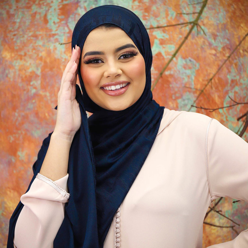 PREMIUM JERSEY HIJAB LINE - DARK BLUE