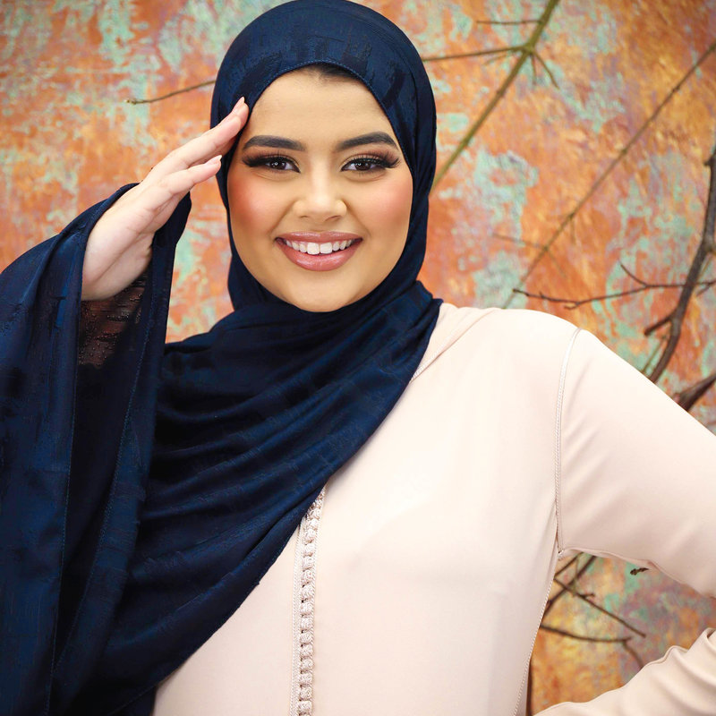 PREMIUM JERSEY HIJAB LINE - DARK BLUE