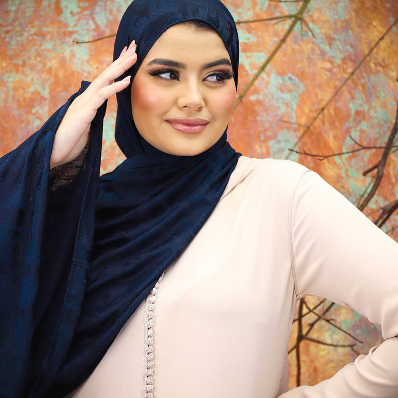 PREMIUM JERSEY HIJAB LINE - DARK BLUE