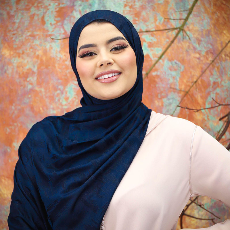 PREMIUM JERSEY HIJAB LINE - DARK BLUE