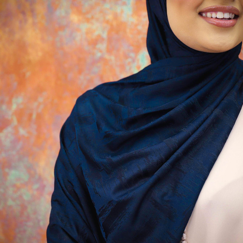 PREMIUM JERSEY HIJAB LINE - DARK BLUE