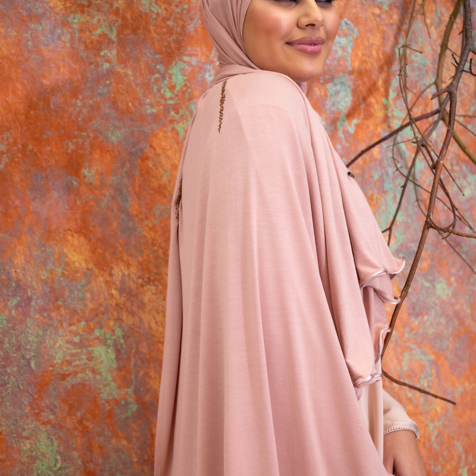 Hijab Shani RosyBrown