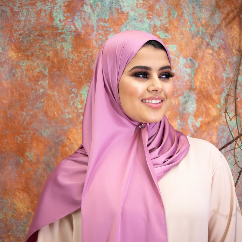 Hijab Satin Pink