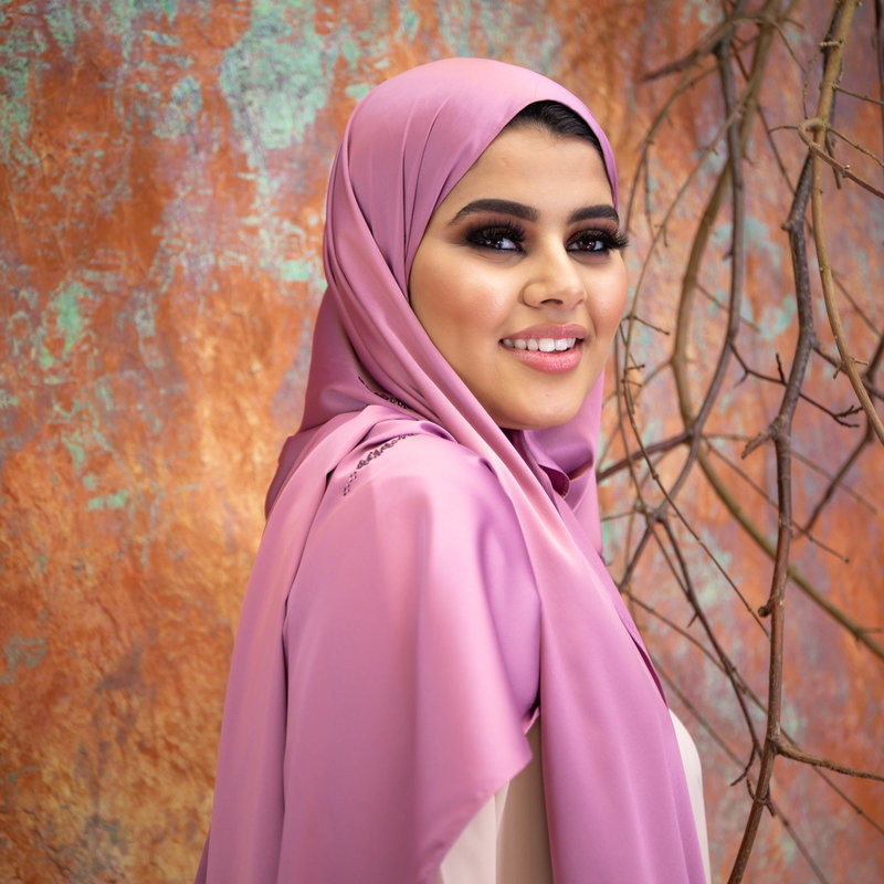 Hijab Satin Pink