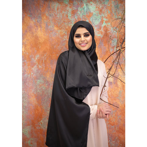 Hijab Satin Black