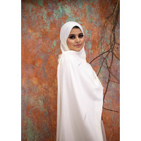Hijab Satin White