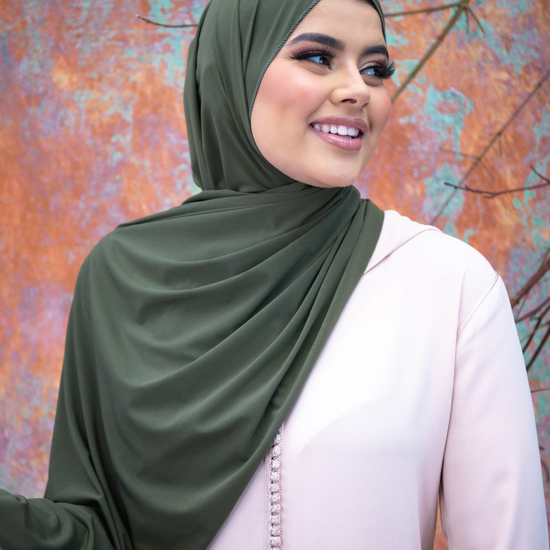 PREMIUM JERSEY HIJAB - WILLOW BAMBOO