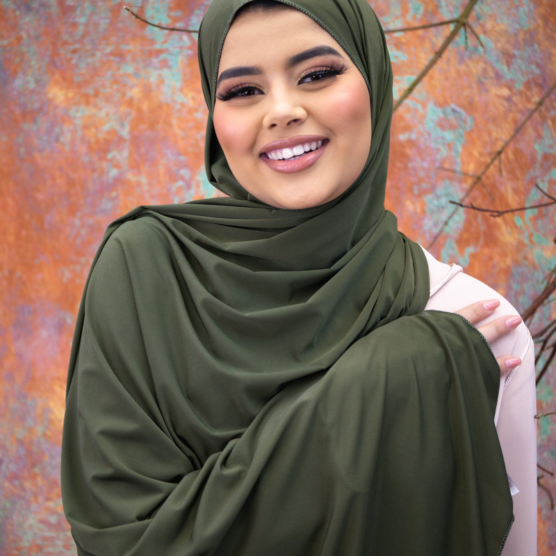 PREMIUM JERSEY HIJAB - WILLOW BAMBOO