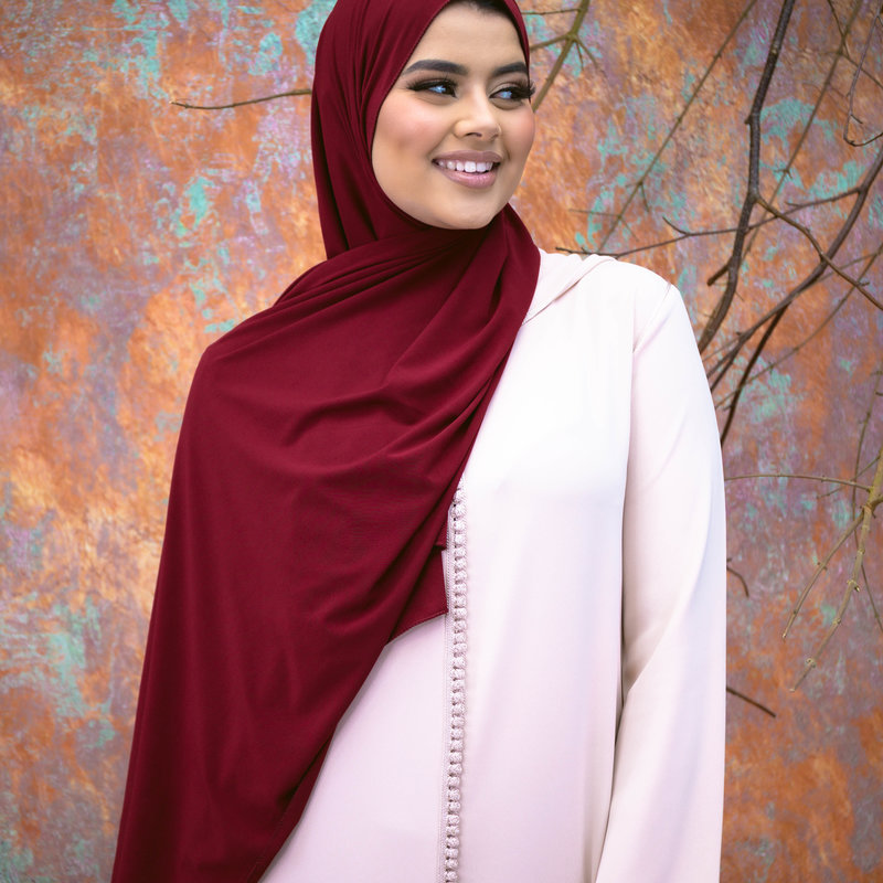 PREMIUM JERSEY HIJAB - POMEGRANATE