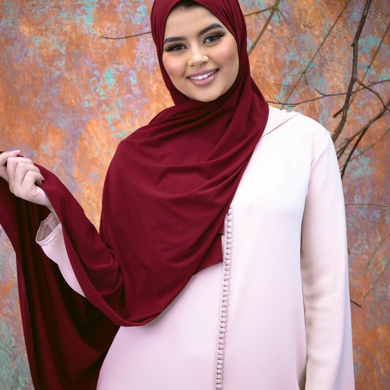 PREMIUM JERSEY HIJAB - POMEGRANATE