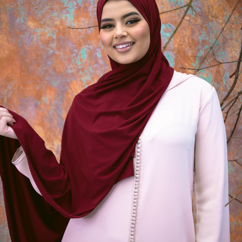 PREMIUM JERSEY HIJAB - POMEGRANATE
